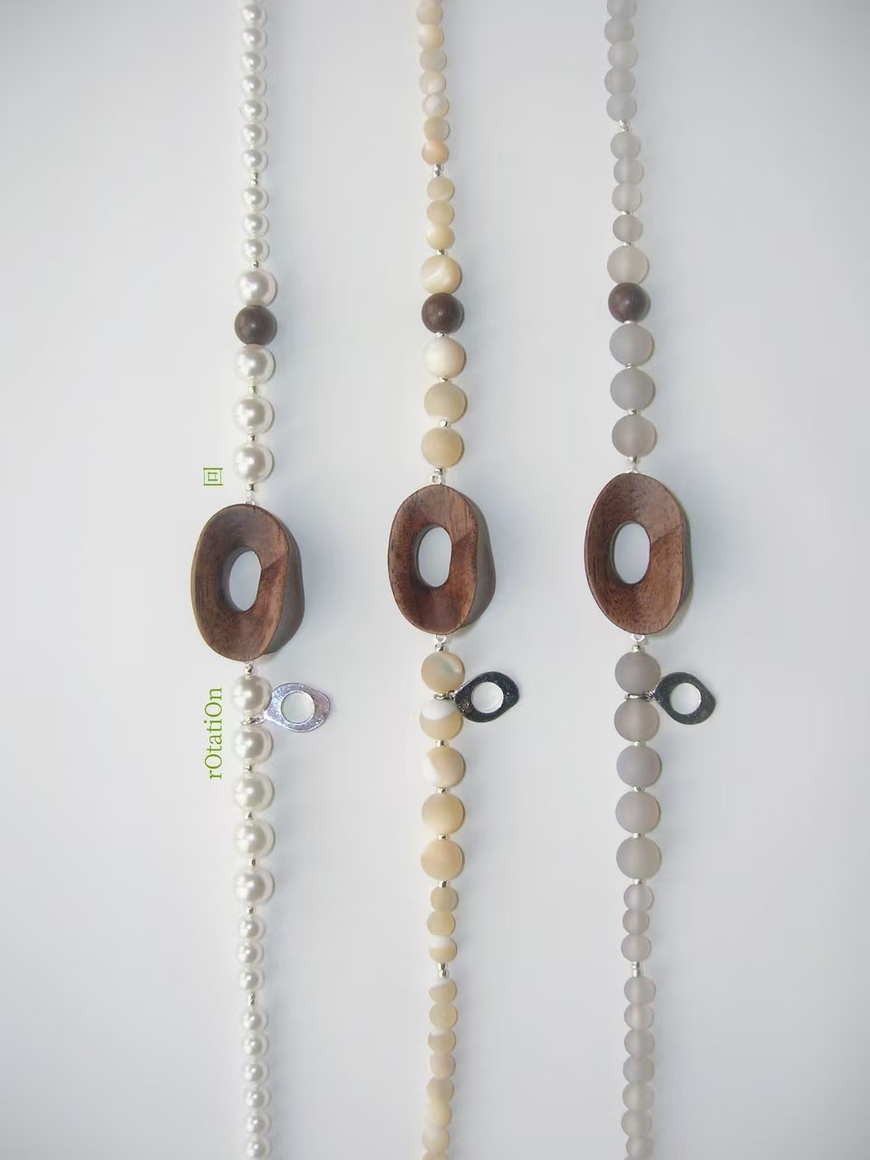 Wood Orbit Necklace