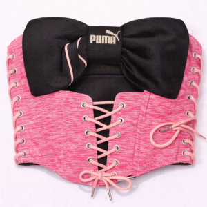 PUMA Remake Lace-Up Corset Top