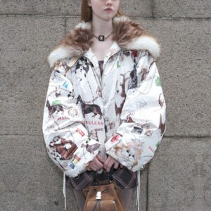 Soft Chaos Fur-Trim Puffer