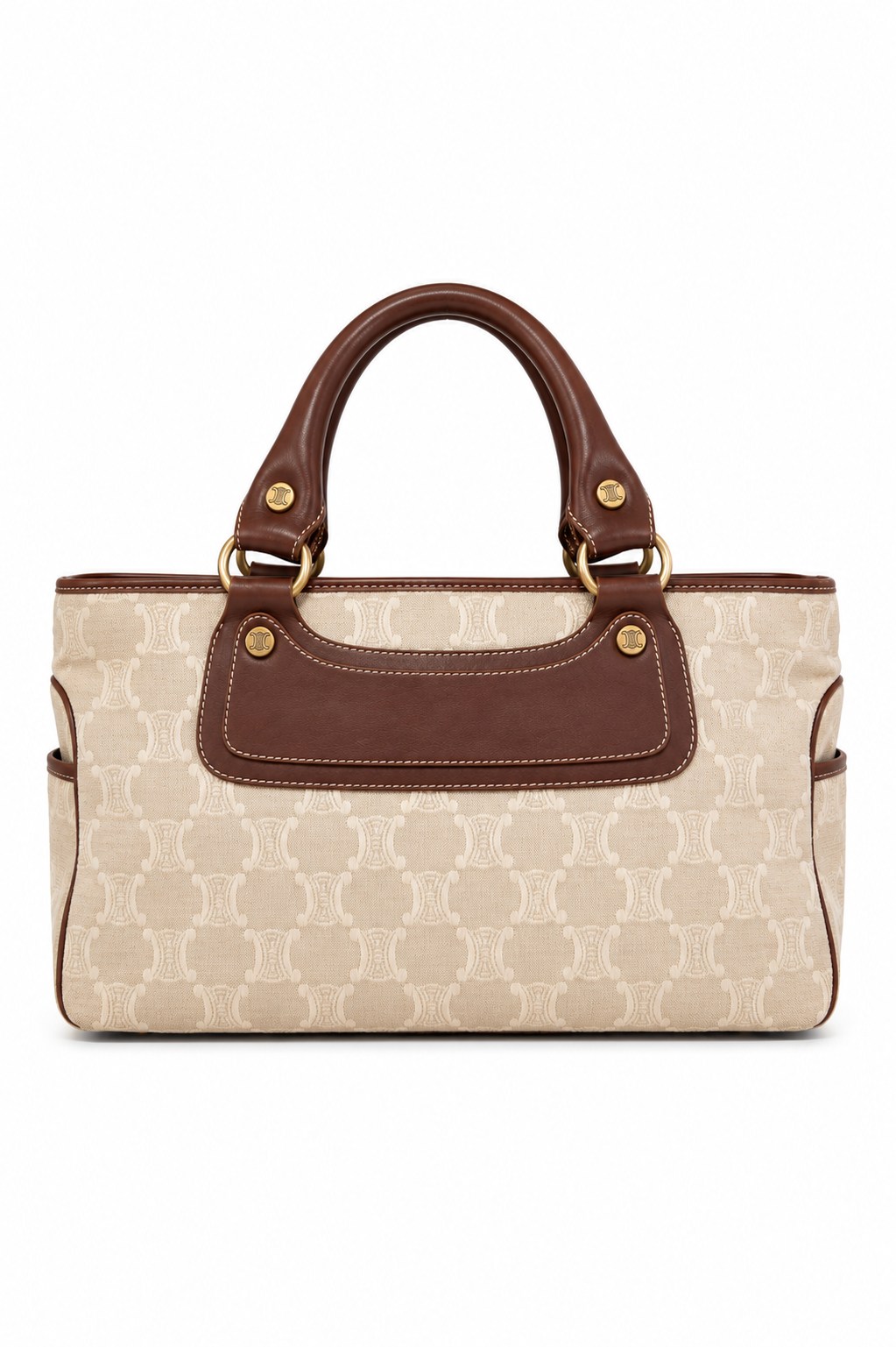 CELINE Macadam Canvas Tote Bag - Image 2
