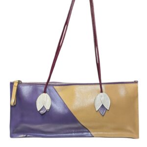 Miu Miu Color-Block Leather Shoulder Bag